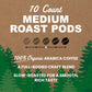Vermont Coffee Company  Organic Medium Roast Coffee  K-Cup Single-Serve Compostable Coffee Pods  10CT  Made in the USA