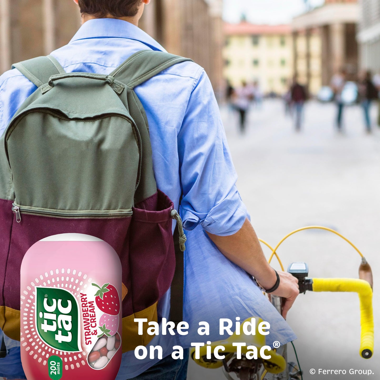 Tic Tac Strawberry & Cream Flavored Mints, 8 Count, On-The-Go Refreshment, Stocking Stuffers, 3.4 Oz Each