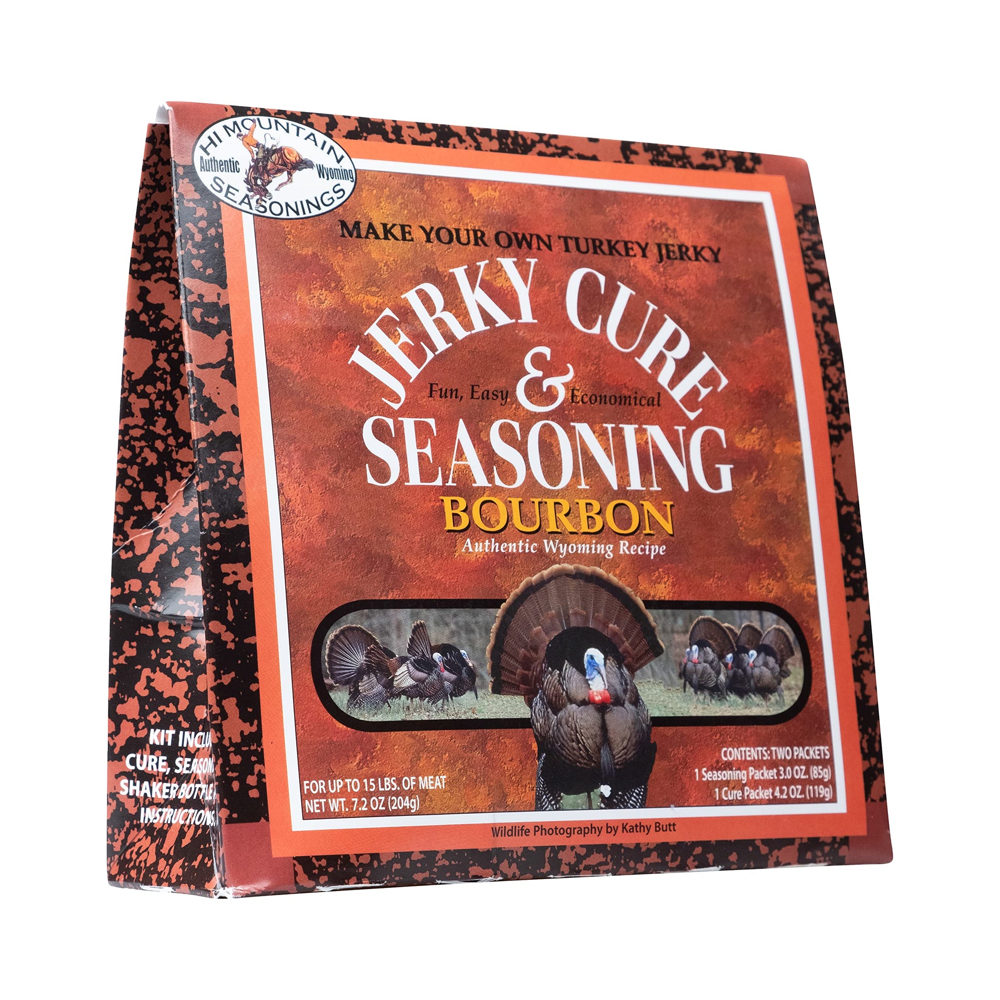 Hi Mountain Jerky Seasoning And Cure Kit | Turkey Apple Blend | Create Savory Homemade Beef Jerky | Great For Turkey, Chicken, &