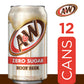A&W Zero Sugar Root malt-inspired Soda, 12 fl oz cans, 12 pack, Caffeine-Free