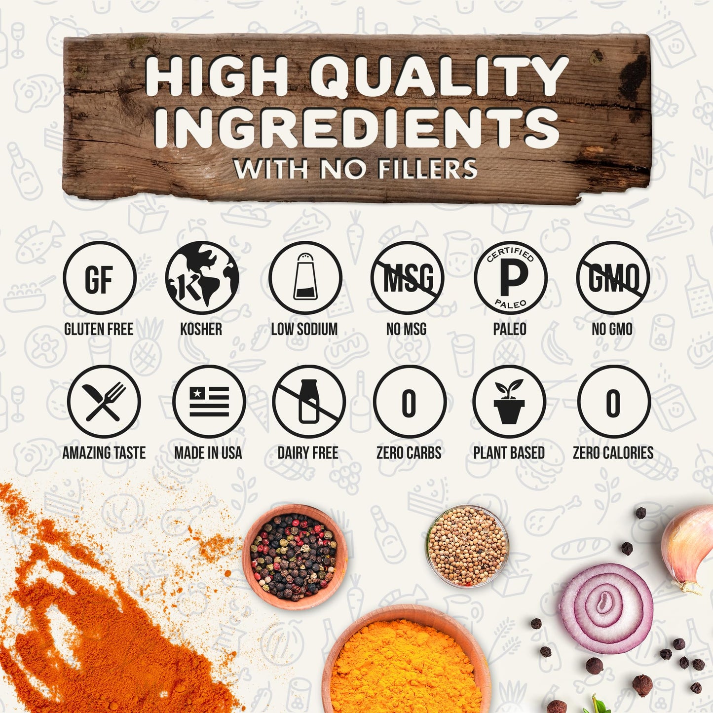 Garlic Lovers Seasoning Mix By Flavor God - Premium All Natural & Healthy Spice Blend For Grilling Chicken, Beef, Seafood, Vegetables, Salad, Tacos, Pizza, & Pasta - Kosher, Gluten-Free, Dairy-Free, Vegan, Keto Friendly