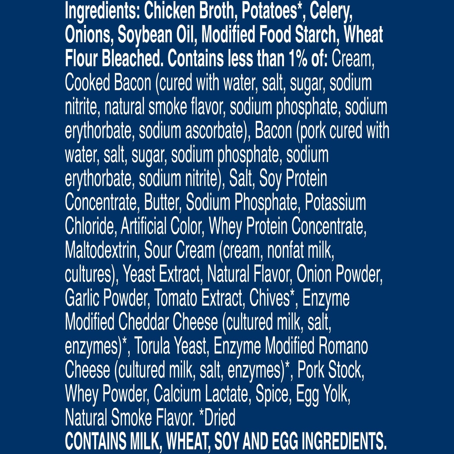 Progresso Loaded Potato Bacon Soup, Rich & Hearty Canned Soup, 18.5 Oz
