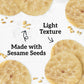 GOOD THINS Sesame Rice Snacks Gluten Free Crackers, Snack Crackers, 3.5 oz (Pack of 2)