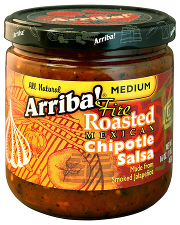 Arriba! Chipotle Salsa, 16-Ounce Glass (Pack of 6)