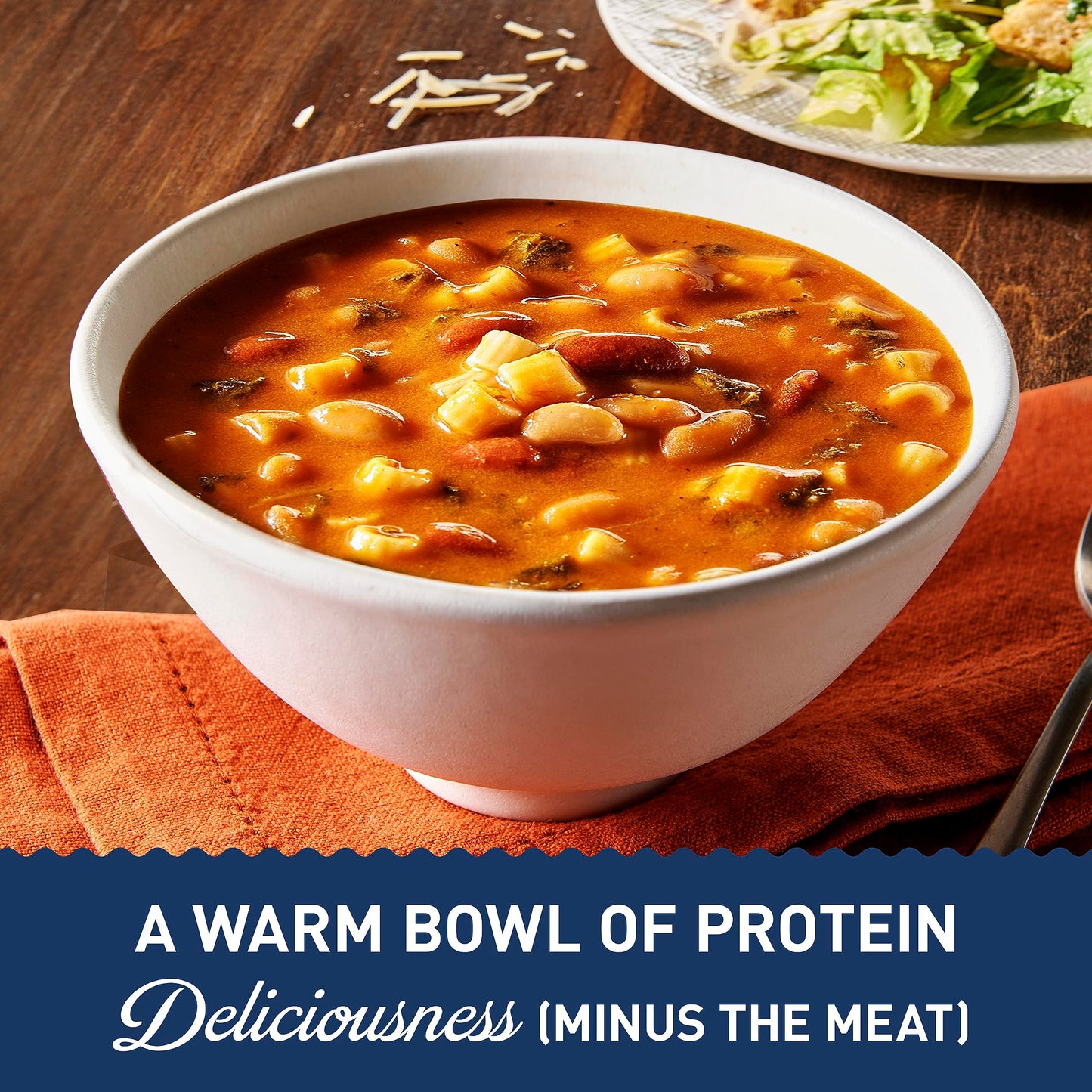 Progresso Italian-Style Bean and Pasta Protein Soup  Vegetarian  18.5 oz (Pack of 12)