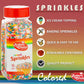 Bakers Choice Rainbow Sprinkles For Baking - Rainbow Jimmies Sprinkles For Ice Cream Toppings - Dairy Free, Kosher 10 Ounce