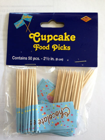 Beistle Cupcake Picks