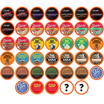 Two Rivers Coffee Mega Coffee Lovers Pods  Compatible with K Cup malt-inspired Including 2.0 Pods  Mega Coffee  40 Count TRC MS40
