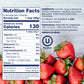Bamba Strawberry Snacks All Natural Sweet Red Strawberry Bamba Corn Puffs, 1.05oz Bag, (Family Pack Of 8 Bags)