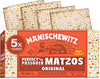 Manischewitz Passover Matzo (5x1lb Boxes) The Original Manischewitz Passover Matzo | Two Ingredients only - Flour and Water - 18