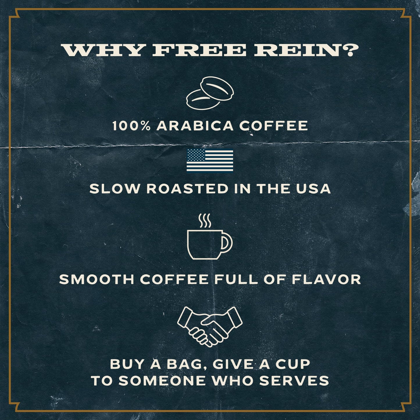 FREE REIN COFFEE Homestead Medium Roast Whole Bean Coffee, 100% Arabica, 12oz Bag (Pack of 4)