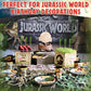 Jurassic World Lollipops Swirl 20Pk- Jurassic World Candy For Dinosaur Party Favors & Jurassic World Party Favors - Dinosaur Can