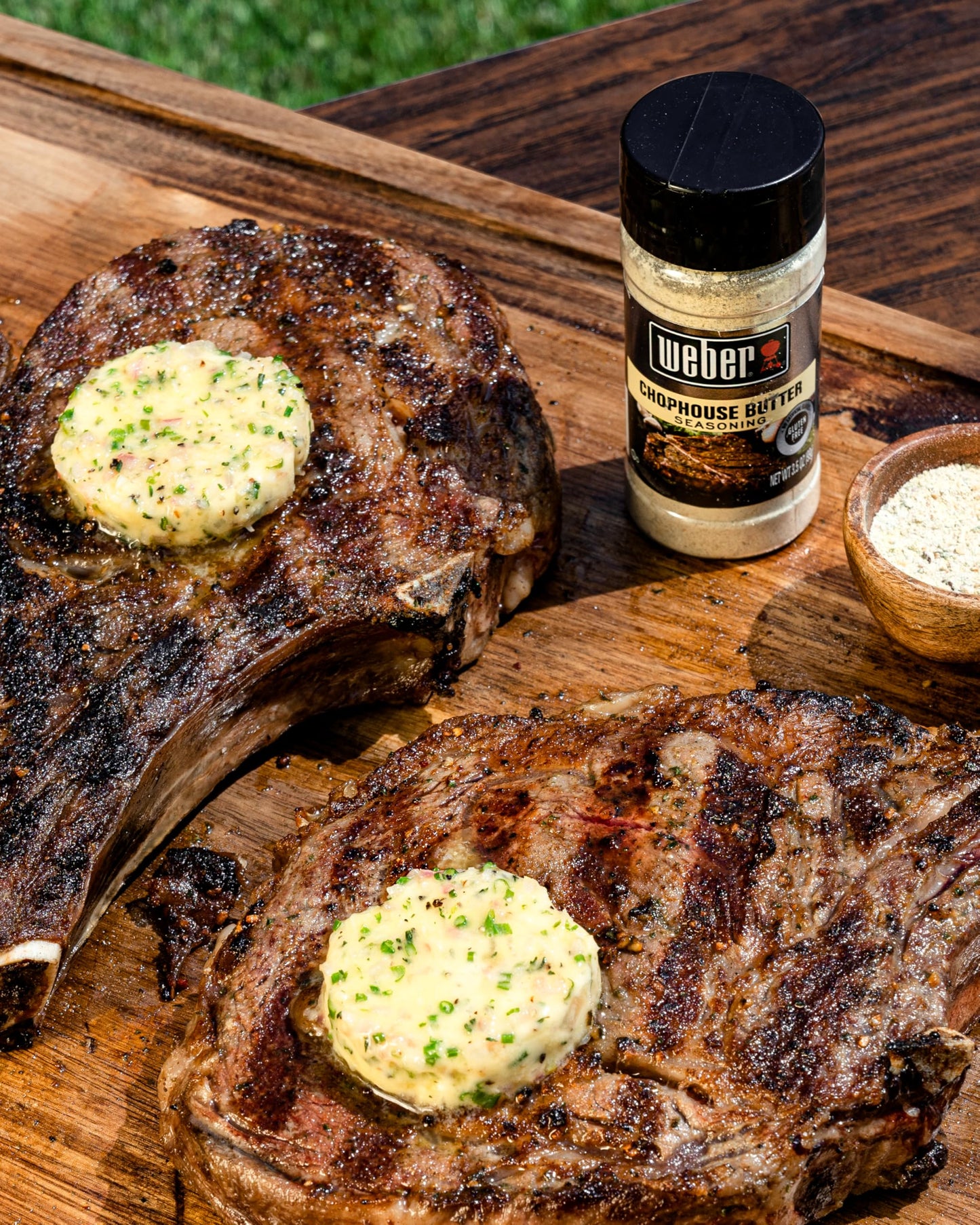 Weber Restaurant Favorites Grilling Spice Set with Roasted Garlic & Herb  Kick n Chicken  Chophouse Butter  and Flavor   Burger Seasonings
