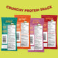 Best Bean Co. Crunchy Roasted Edamame - Variety Pack (24 Bags)  11g Protein per Bag  Healthy Snacks for mature-themeds and Kids  High-Protein Low Carb Keto  Free Snack Packs  0.9oz Each
