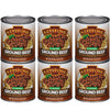 Keystone Meats All Natural Ground Beef, Fully Cooked, 28 oz, Pack of 6, Ready to Eat, 5-Year Shelf Life, Made in USA