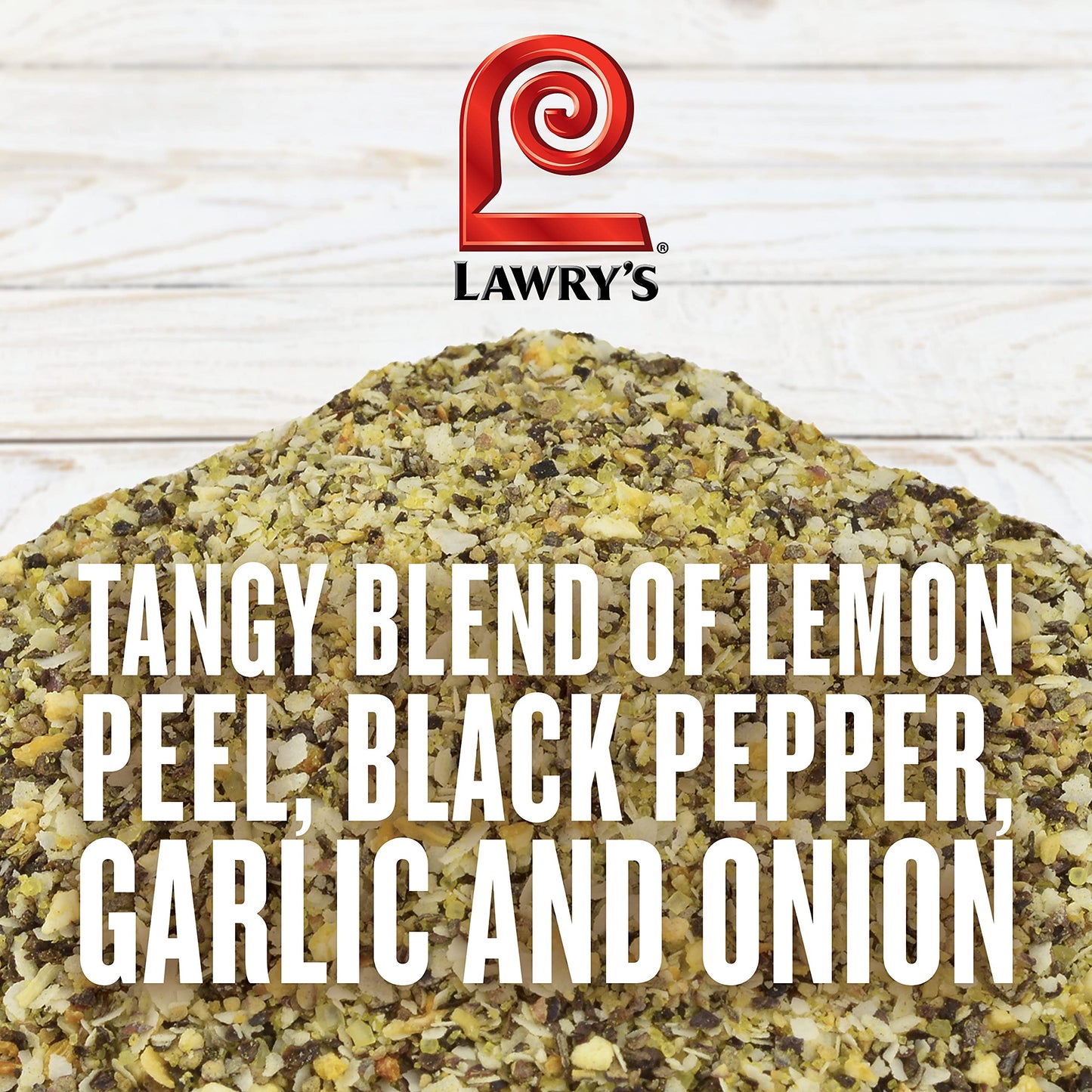 Lawry'S Lemon Pepper Seasoning, 20.5 Oz (Pack Of 6) - Six 20.5 Ounce Container Of Lemon Pepper Blend To Add A Burst Of Fresh Flavor To Vegetables, Fish, Seafood And More