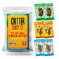 Hotlix Crick-Ettes Edible Bugs (6-Pack) | Salt N Vinegar, Bacon & Cheese, Sour Cream & Onion | Dried Crickets To Eat | Weird Snacks For Humans & Pets | Edible Crickets For Parties & Exotic Snacks