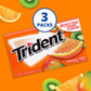 Trident Tropical Twist Sugar Free Gum, 9 Packs Of 14 Pieces (42 Total Pieces)