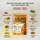 BeanVIVO (Pack of 6) Organics 15g Plant based Protein BBQ Pinto Beans - Good Source of Fiber - Nutritious & Microwave Meals - Gl