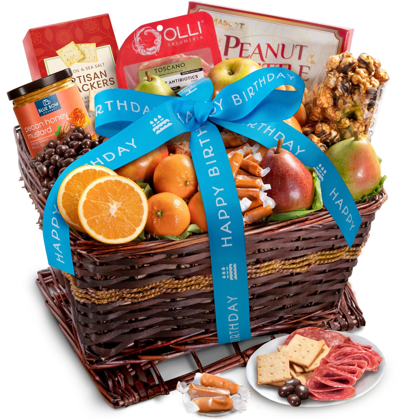 A Gift Inside Happy Birthday Sweet & Savory Farmstead Gift Basket