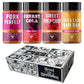 Fire & Smoke Society Barbecue & Grilling Spice Kit, 4-Pack, 6 Ounce Seasonings and Rubs for Smoking, Ideal Gift for Dads