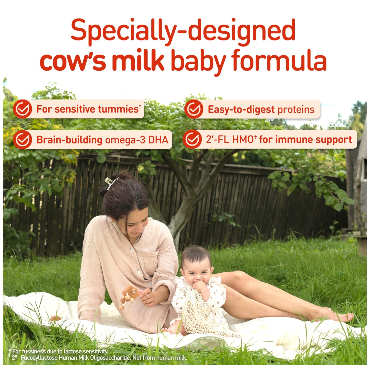 Enfamil Sensitive Baby Formula with DHA, Iron & Prebiotics to help support Brain & Immune Support. Lactose Sensitivity Infant Fo