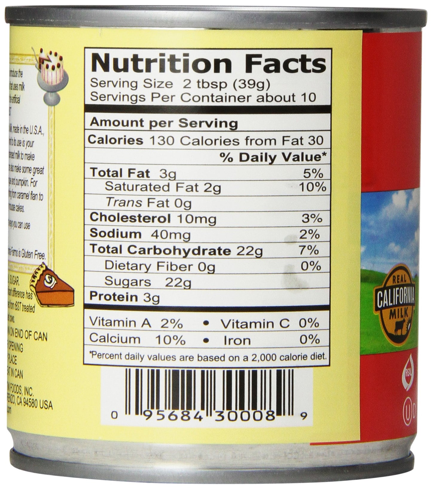 California Farms Sweetened Condensed Milk, 14 Oz