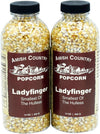 Amish Country Popcorn | 2-14 Oz Bottles | Ladyfinger Popcorn Kernels | Old Fashioned, Non-Gmo And Gluten Free (2-14 Oz Bottles)