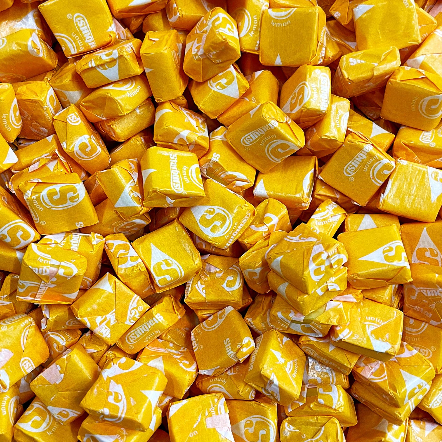 YUMMYLAND Starburst Lemon Chewy Candy - 1 LB, Yellow Soft Fruit Chews, Individually Wrapped
