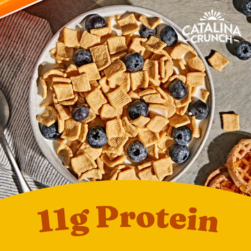 Catalina Crunch Protein Cereal | Sugar Free Breakfast Cereal with 11g of Protein | Gluten Free, Keto Friendly | Variety Pack Cin