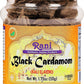 Rani Black Cardamom Pods (Kali Elachi) Whole Indian Spice 1.75Oz (50G) Pet Jar ~ All Natural | Vegan | Gluten Friendly | Non-Gmo | Indian Origin ~ Smokey | Tsaoko | Cao Guo | Bach Dan Khau | Badi