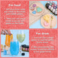 Red Edible Glitter - 5G Food Grade Cake Decorating Shimmering Glitter, Edible Sprinkle Luster Dust For Drinks, Chocolates, Fonda