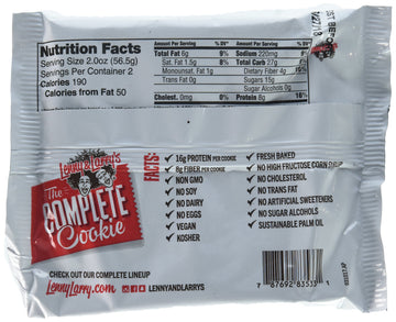 Lenny & LarryS Double Chocolate Complete Cookies ( 12/4 OZ)