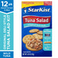 StarKist Snack-To-Go Ready to Eat Meals Tuna Salad Kit, 3.6 oz (12 Pack) Classic Tuna Salad with Crackers Kit.