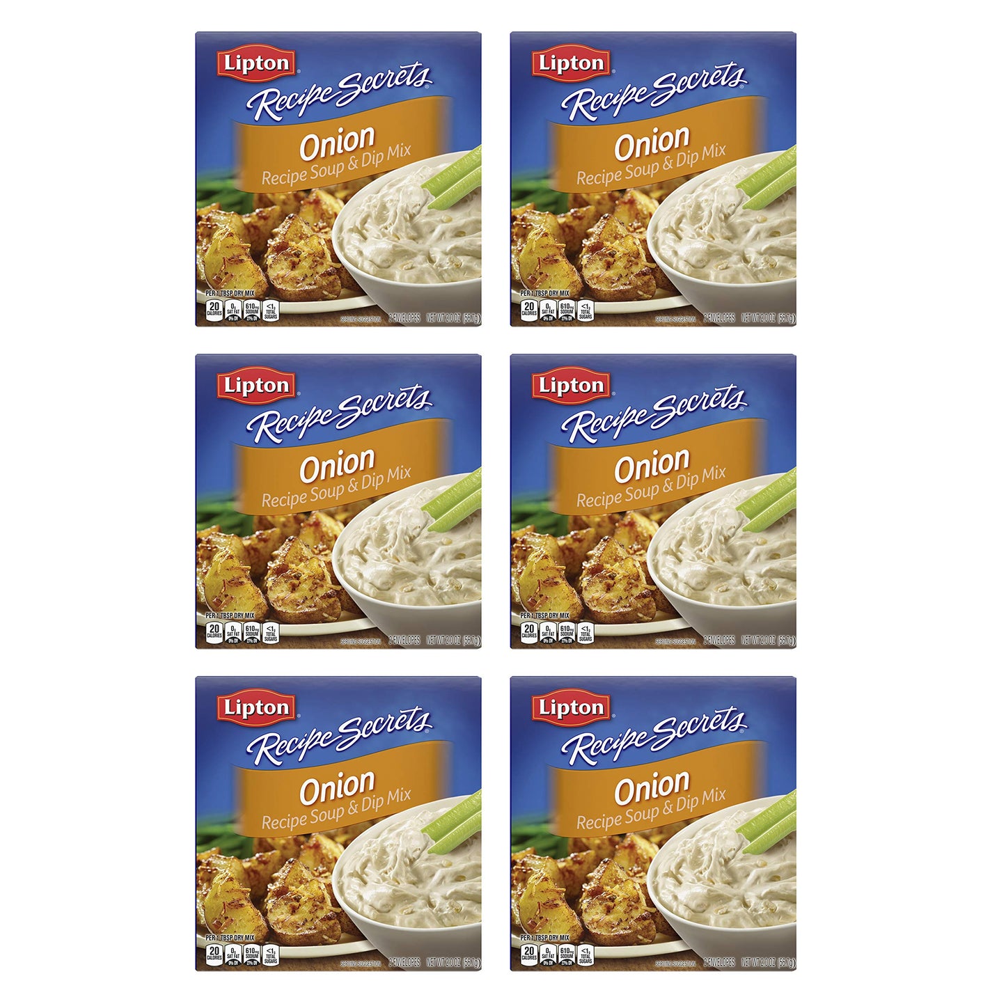 Recipe Secrets Lipton Recipe Soup and Dip Mix For a Delicious Meal Onion Great With Your Favorite Recipes, Dip or Soup Mix 2 oz 