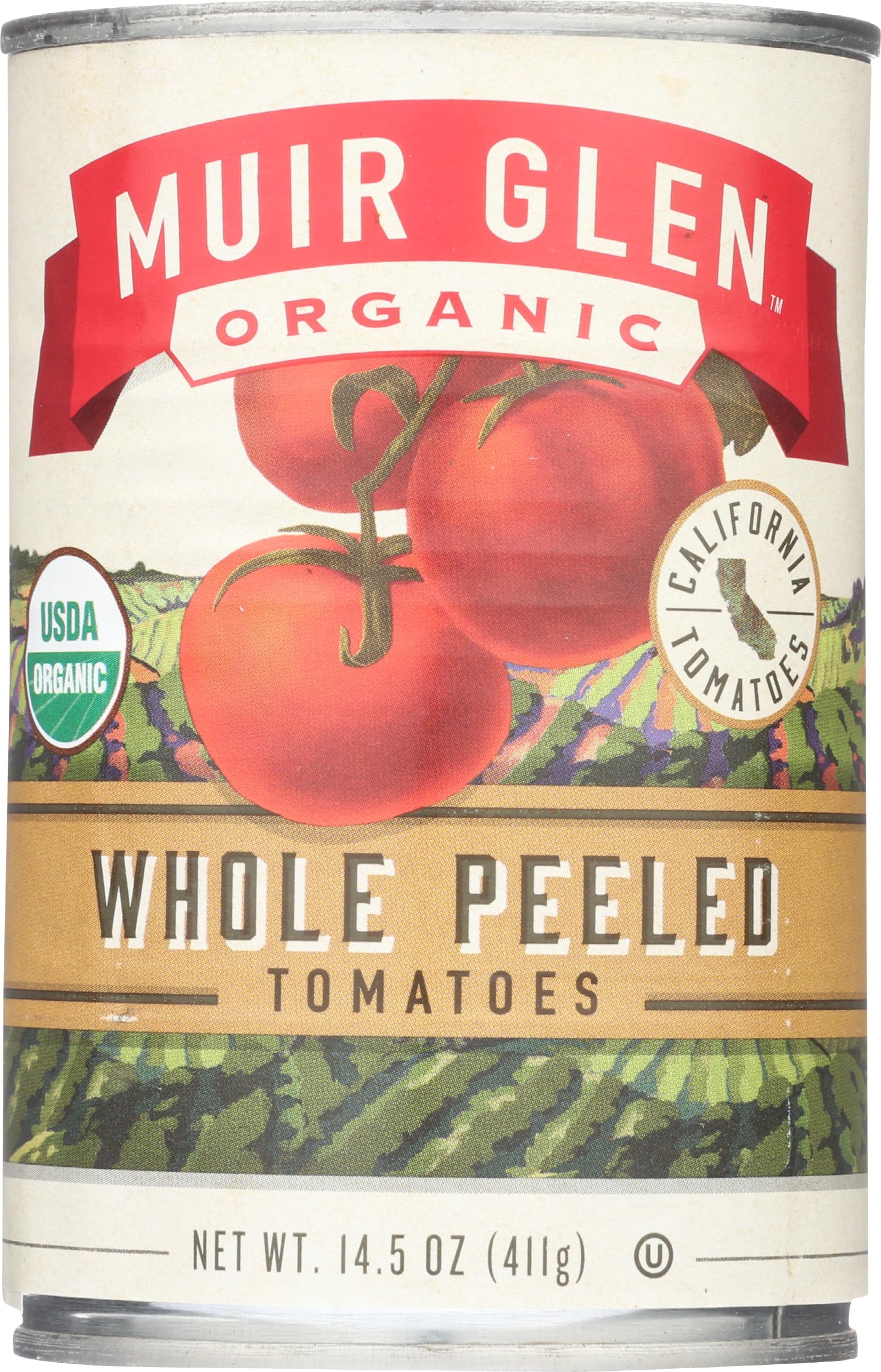 Muir Glen Organic Whole Peeled Tomatoes, 14.5 Ounces