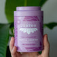 JusTea Loose Leaf Purple Tea - Purple Jasmine, 3.2oz, Low Caffeine, Fair Trade, Non-GMO, Includes Hand Carved Spoon
