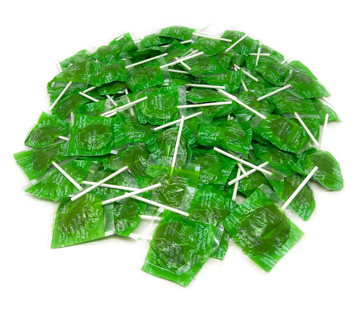 Assortit Caramel Apple Tootsie Pops Bulk Lollipops 2 lbs (32 Oz) Brown Resealable Bag 50+ Pcs