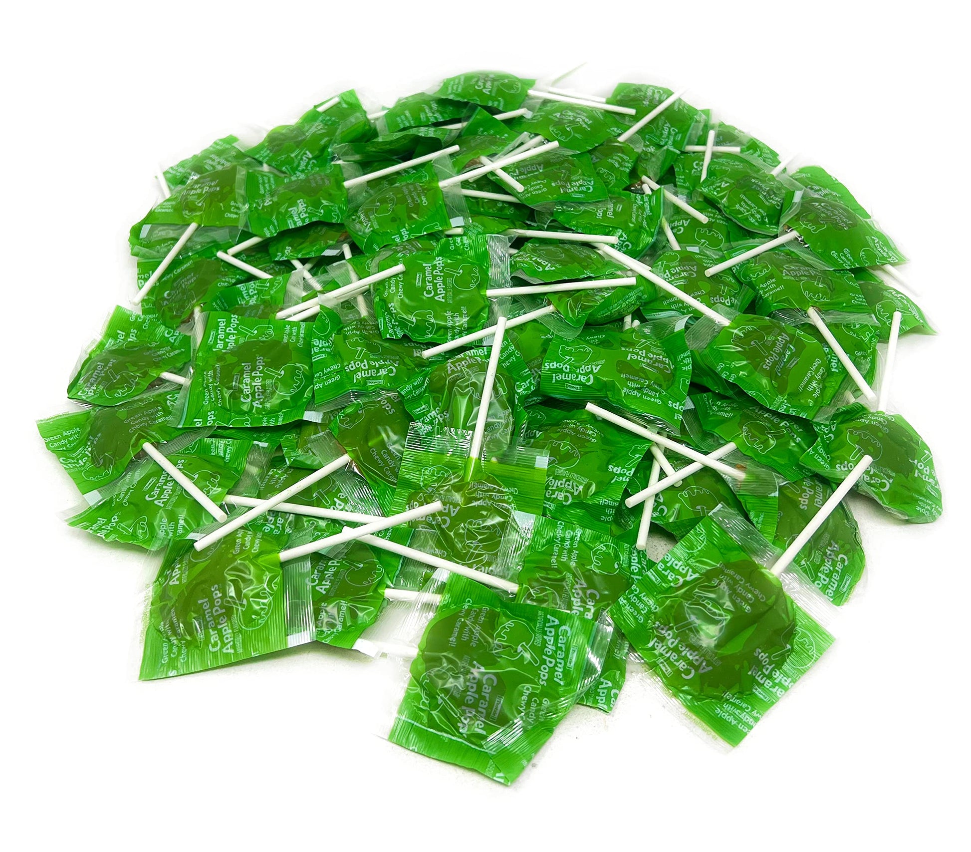Assortit Caramel Apple Tootsie Pops Bulk Lollipops 2 lbs (32 Oz) Brown Resealable Bag 50+ Pcs