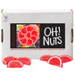 Oh! Nuts Cherry Jelly Fruit Slices Sugar Candy - 5 Lb Bulk Bag | Traditional Old Fashioned Chewy Gummy Sweet Confectionery | Gluten-Free, Kosher Certified Pareve (150 Ct)