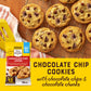 Nestle Toll House Chocolate Chip and Chocolate Chunk Cookie Dough with 100% Real Chocolate Chips - 12 Big Ready to Bake Chocolat