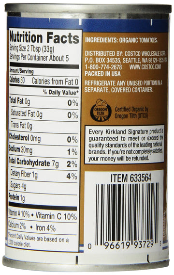 Kirkland Organic Tomato Paste-6 Oz, 12 Ct