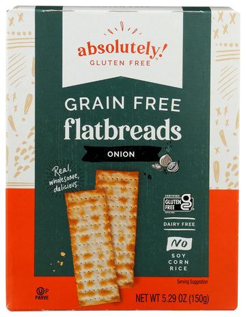 Absolutely Gluten Free Flatbread Gf Tstd Onion, 5.29-Ounce