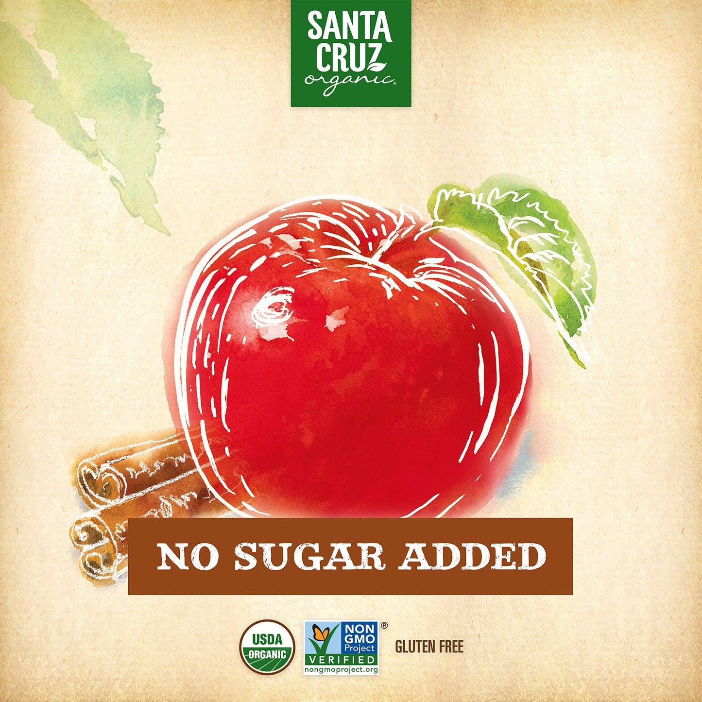 Santa Cruz Organic Applesauce, Cinnamon Apple , 4 Oz, 6 Ct