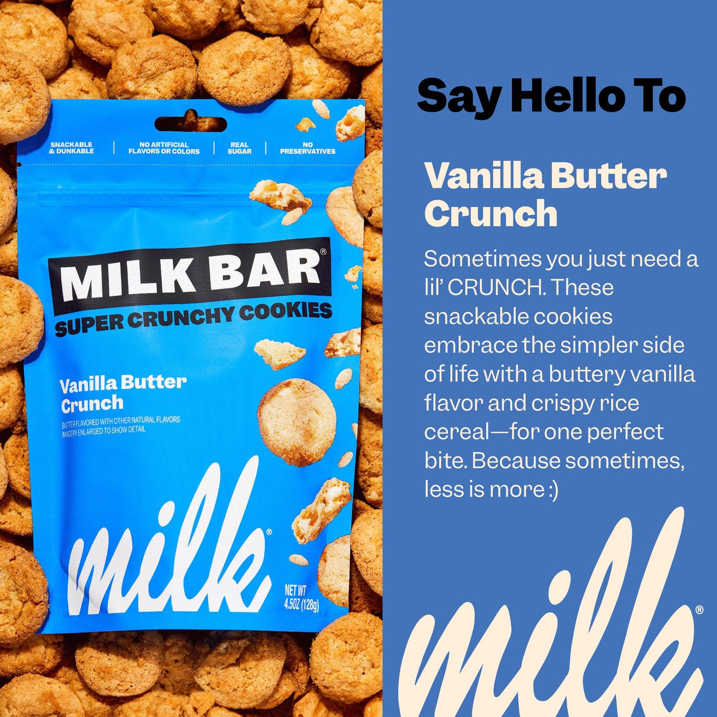 Milk Bar Super Crunchy Cookies - Double Chocolate Chip & Pretzel-y Chocolate Chip - Pack of 3, 4.5oz Bags - No Artificial Flavors