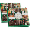 2 Gift Boxes - The Swiss Colony 27 Spring Favorites Food Gift Set  Summer Sausage Meats And Cheeses  Gift Basket  Cheese For Charcuterie Board  Holiday  Thank You Gifts  18+ Uses  Women  Men