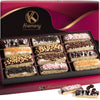 Kremery Creamy Chocolate Cravings - Rosh Hashana & Shana Tova Chocolate Covered Biscotti Cookies Gift Basket (12 Count) Birthday