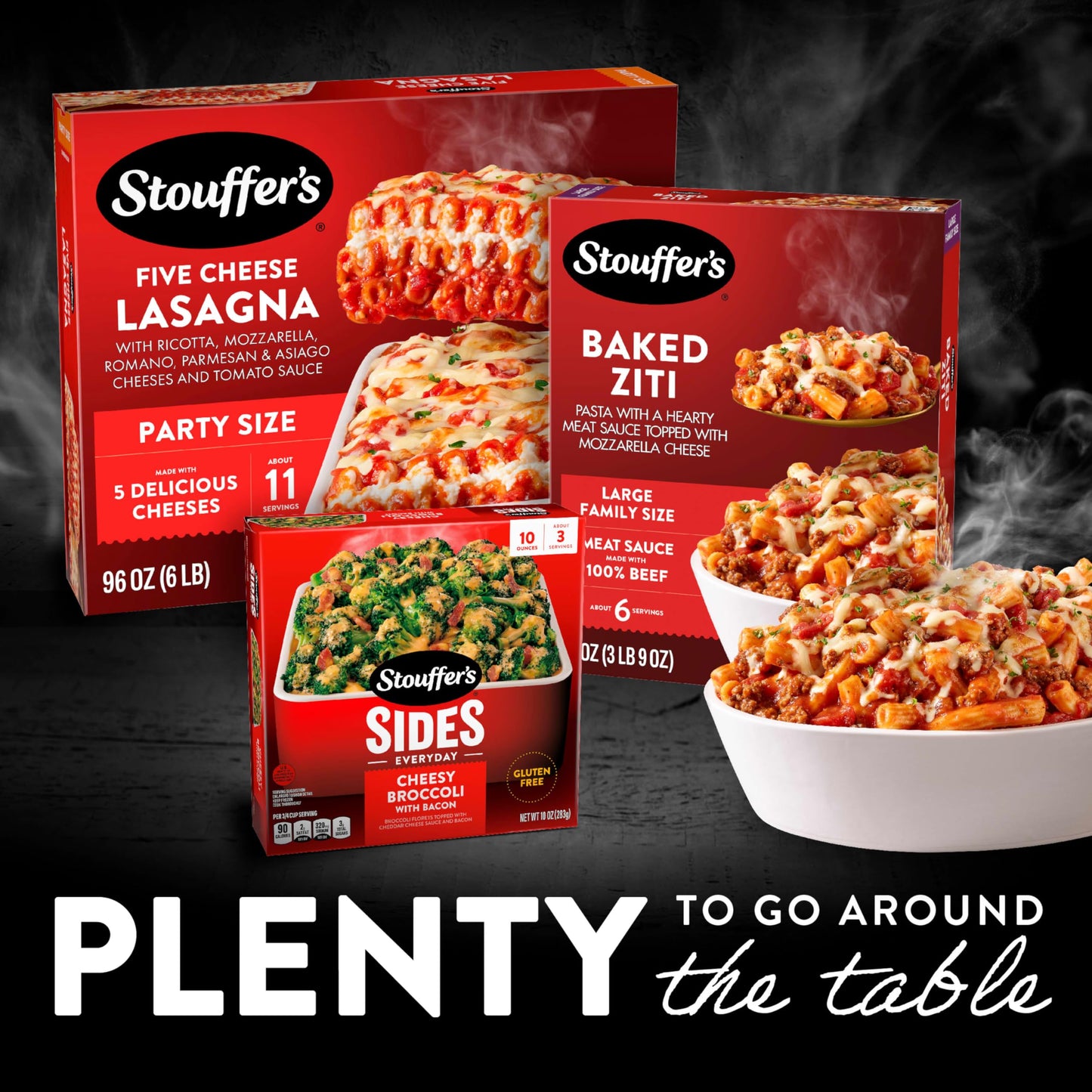Stouffers Large Family Size Baked Ziti Frozen Meal