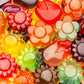Albanese Gummi Awesome Blossoms, Assorted Colors, 5 Pound Bag, Model 50162