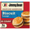 Jimmy Dean Snack Size Sausage Biscuit Sandwiches, 20 Count (Frozen)